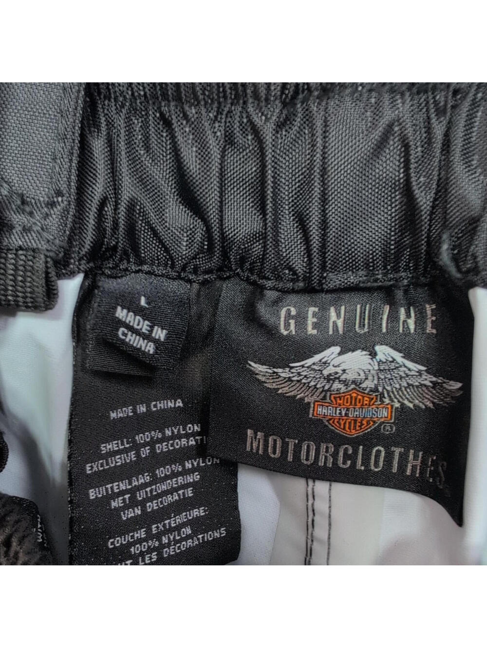 Harley Davidson Hi-Vis Motorcycle Waterproof Overalls Bib Pants Mens L Stirrups - Picture 3 of 14